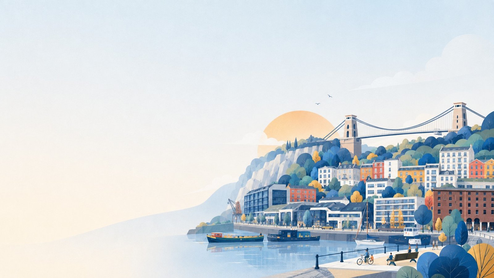 Illustrated view of Bristol